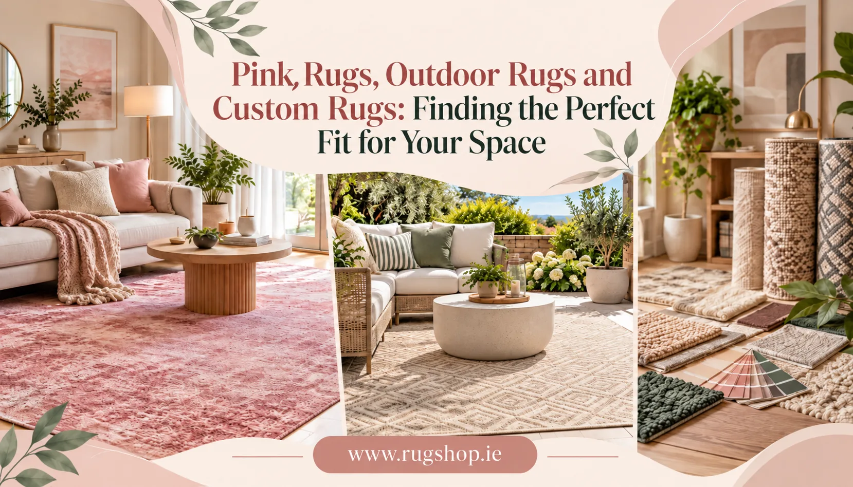 Pink Rugs, Outdoor Rugs and Custom Rugs: Finding the Perfect Fit for Your Space