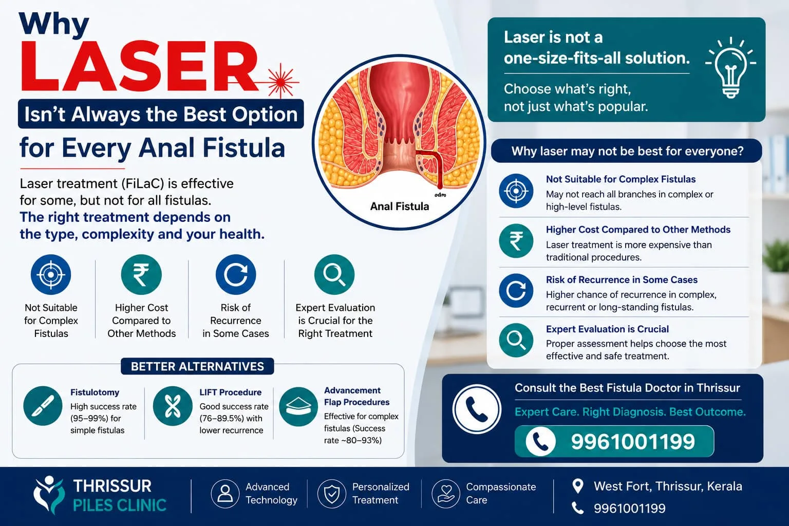 Why LASER Isn’t Always the Best Option for Every Anal Fistula
