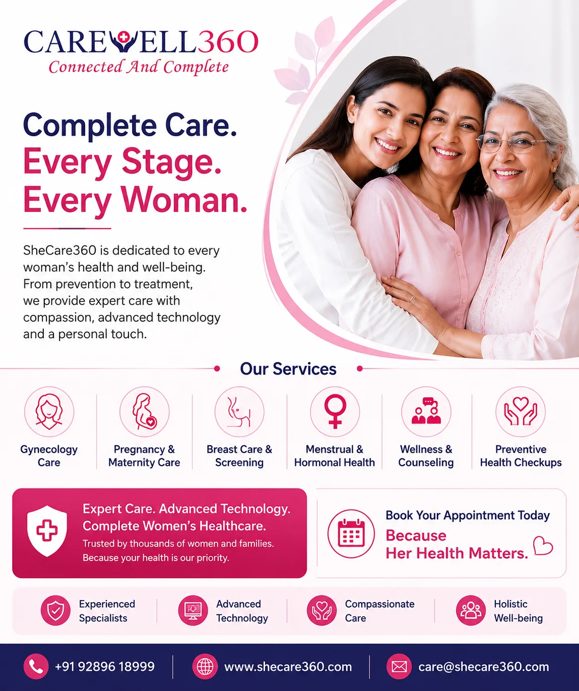 Complete Women's Healthcare: Expert Care for Every Stage of Life