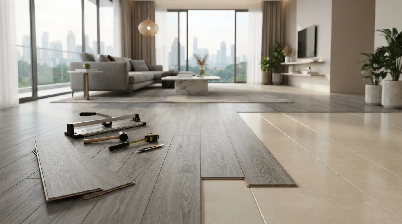 Best SPC Flooring for Tile Overlay: Installing SPC Over Existing Tiles