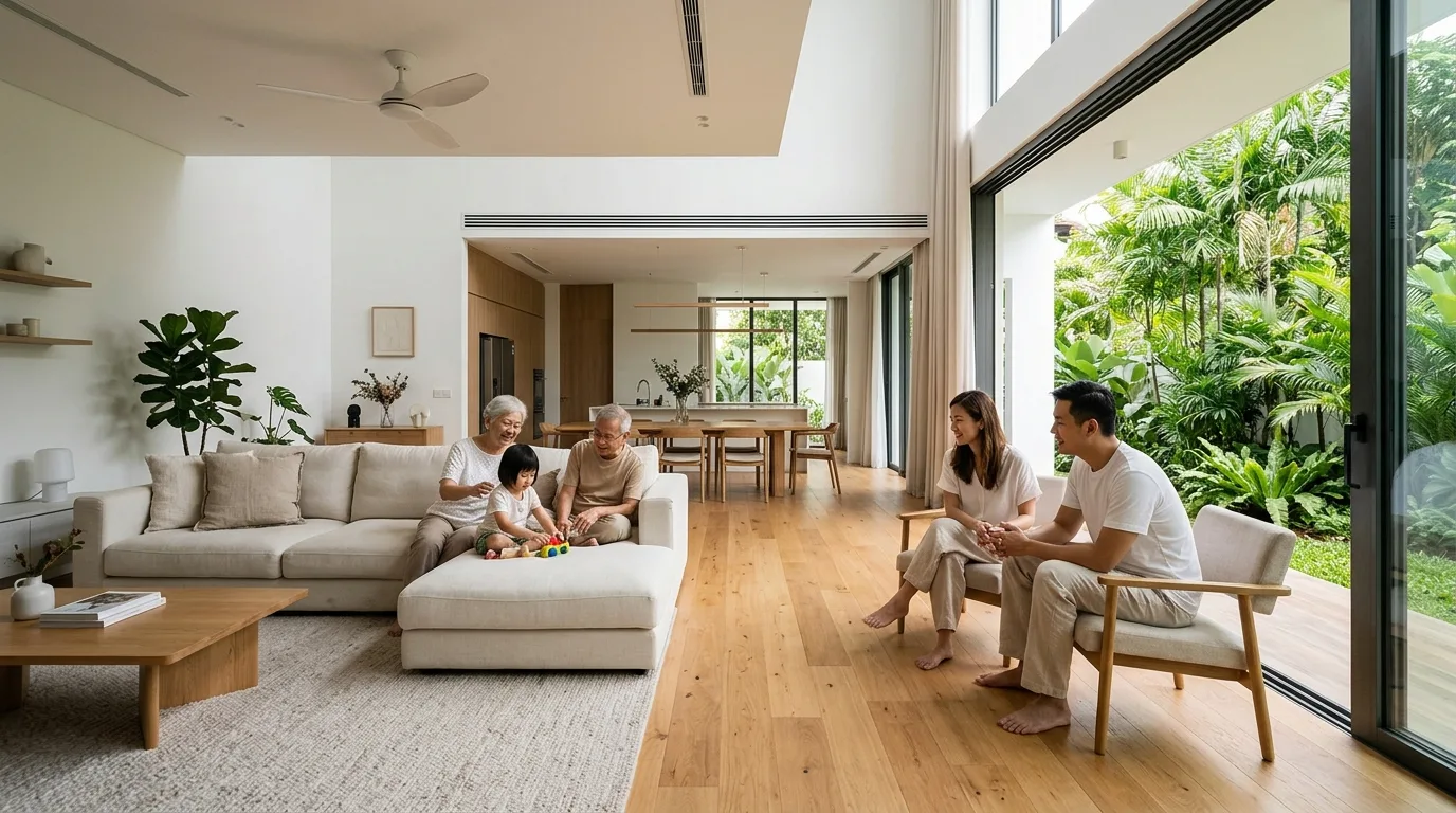 Landed Property Interior Design Ideas for Multi-Generational Families