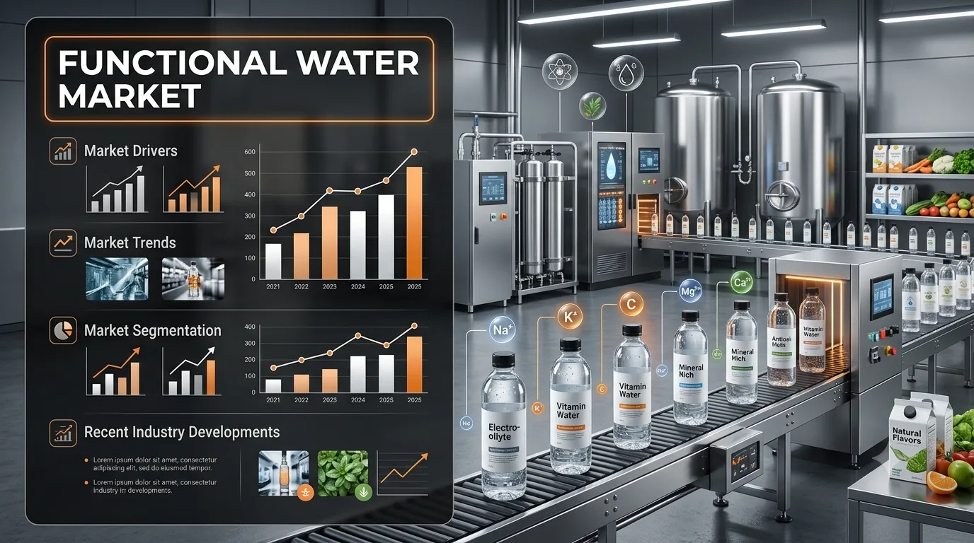 Functional Water Market Trends, Growth, and Demand Forecast 2026-2034