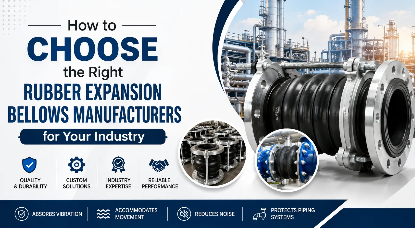 How to Choose the Right Rubber Expansion Bellows Manufacturers for Your Industry