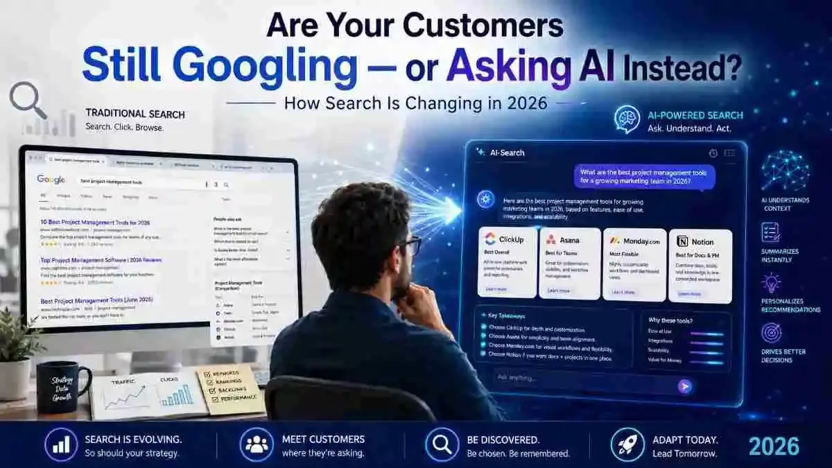 Are Your Customers Still Googling — or Asking AI Instead? How Search Is Changing in 2026