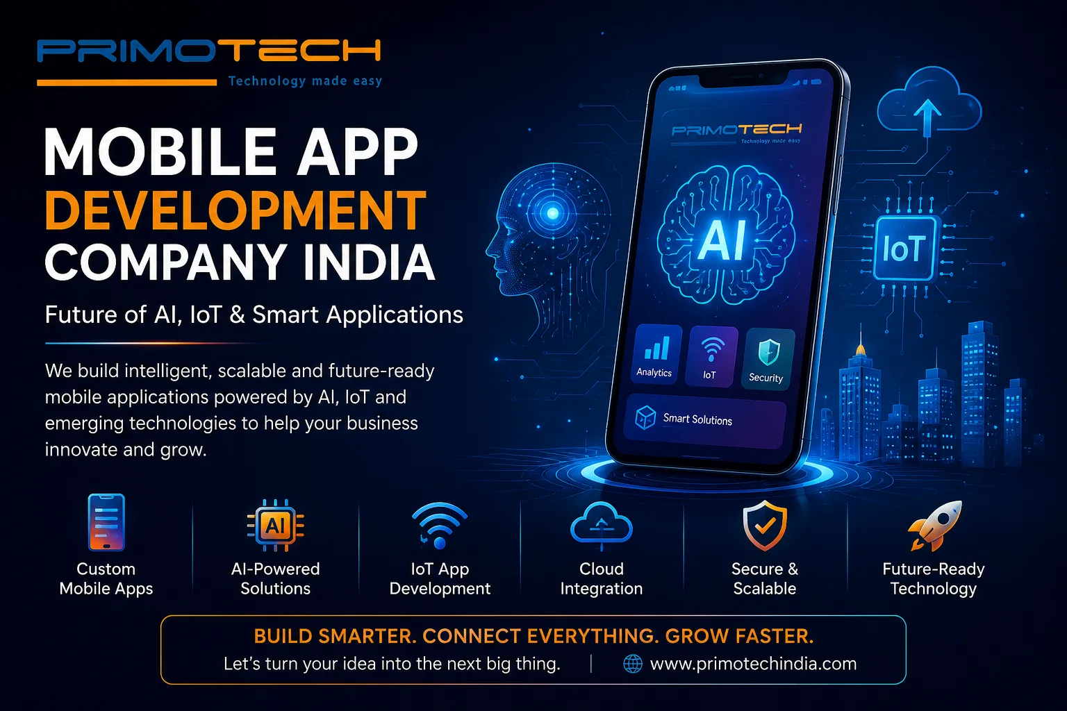 Mobile App Development Company India: Future of AI, IoT & Smart Applications