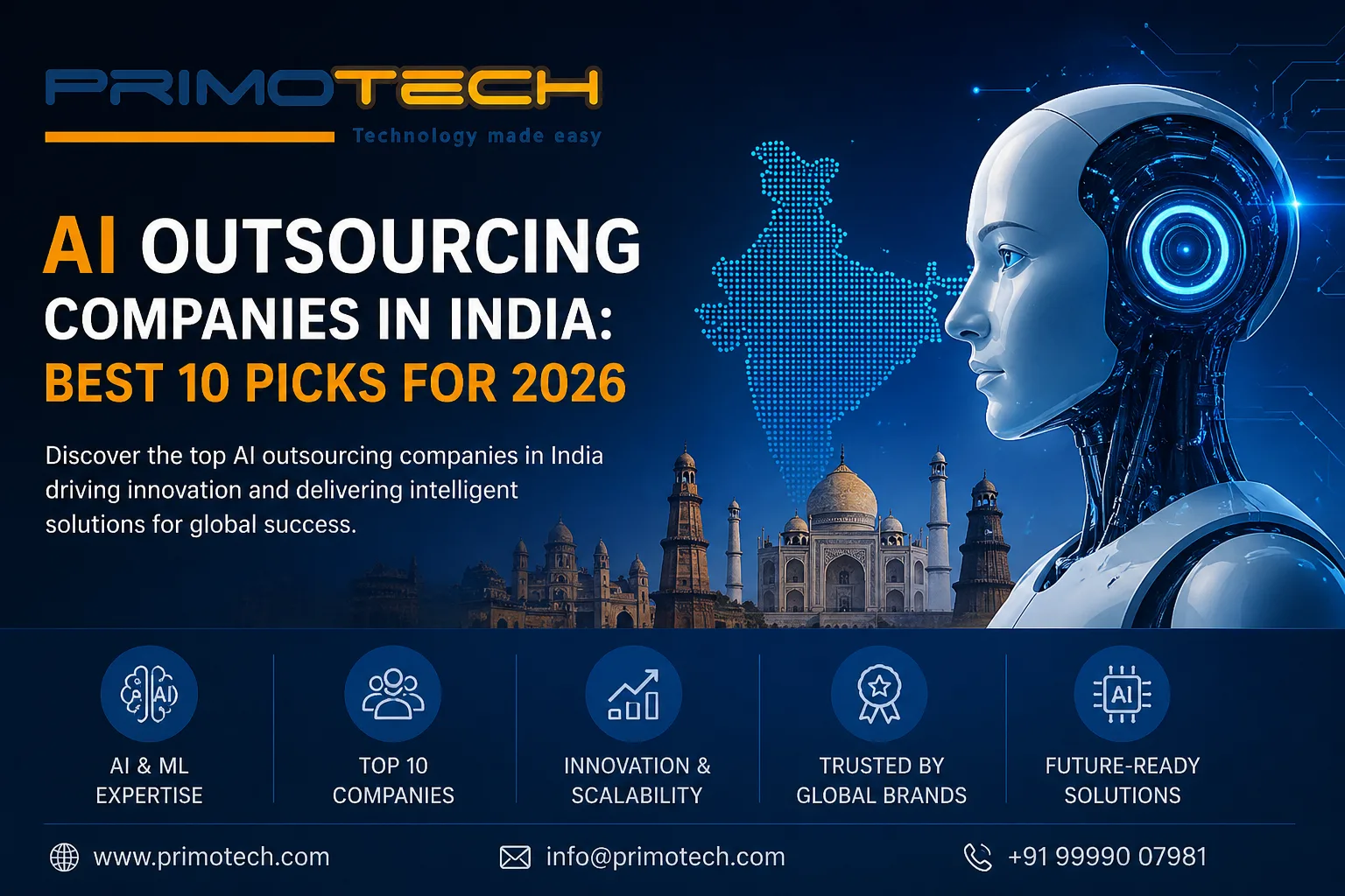 AI Outsourcing Companies in India: Best 10 Picks for 2026