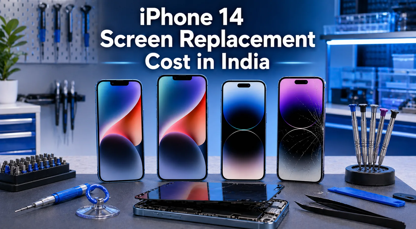 iPhone 14 Series Screen Replacement Cost in India: Real Repair Insights for iPhone 14, 14 Plus, 14 Pro & 14 Pro Max