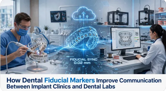 How Dental Fiducial Markers Improve Communication Between Implant Clinics and Dental Labs