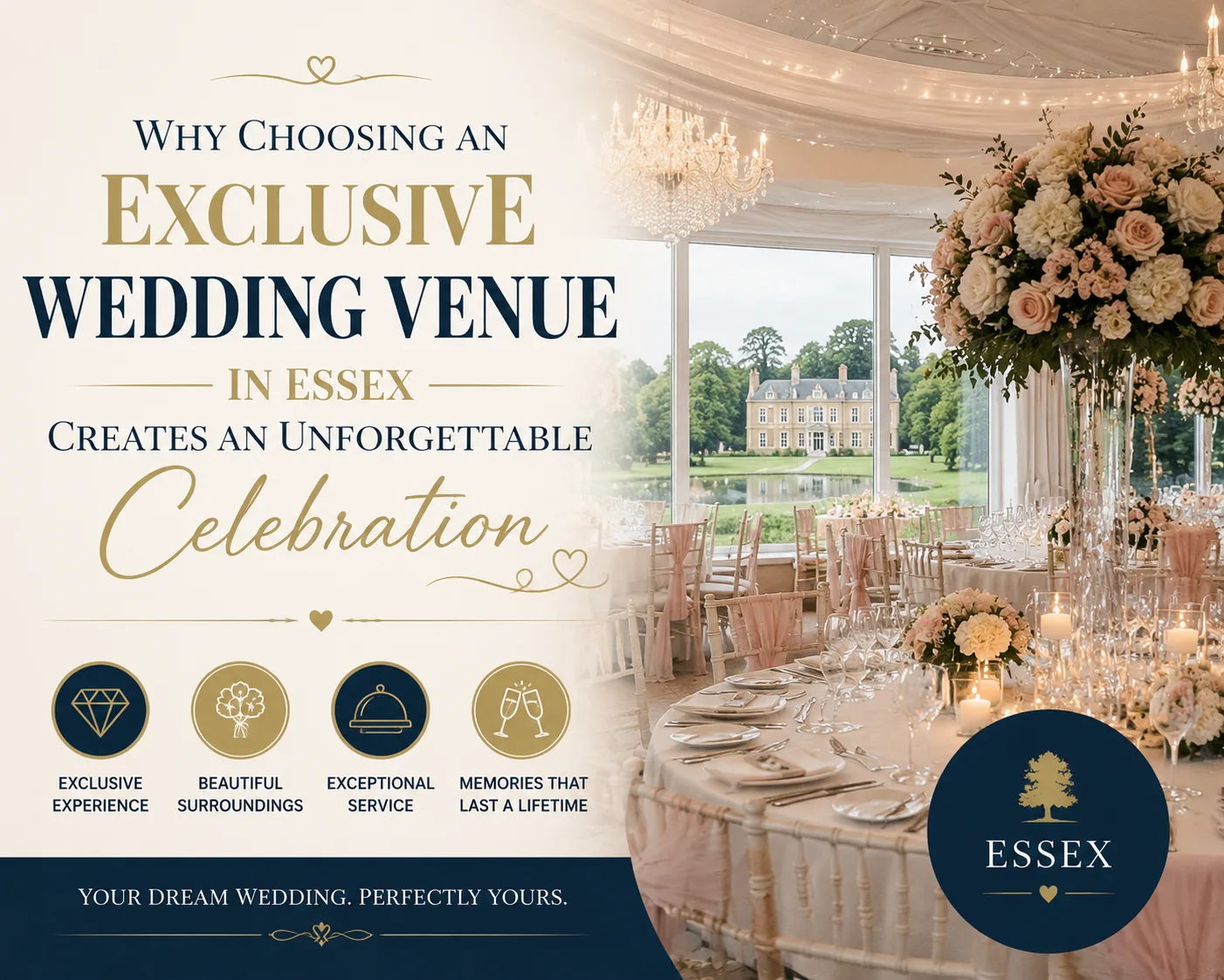 Why Choosing an Exclusive Wedding Venue in Essex Creates an Unforgettable Celebration