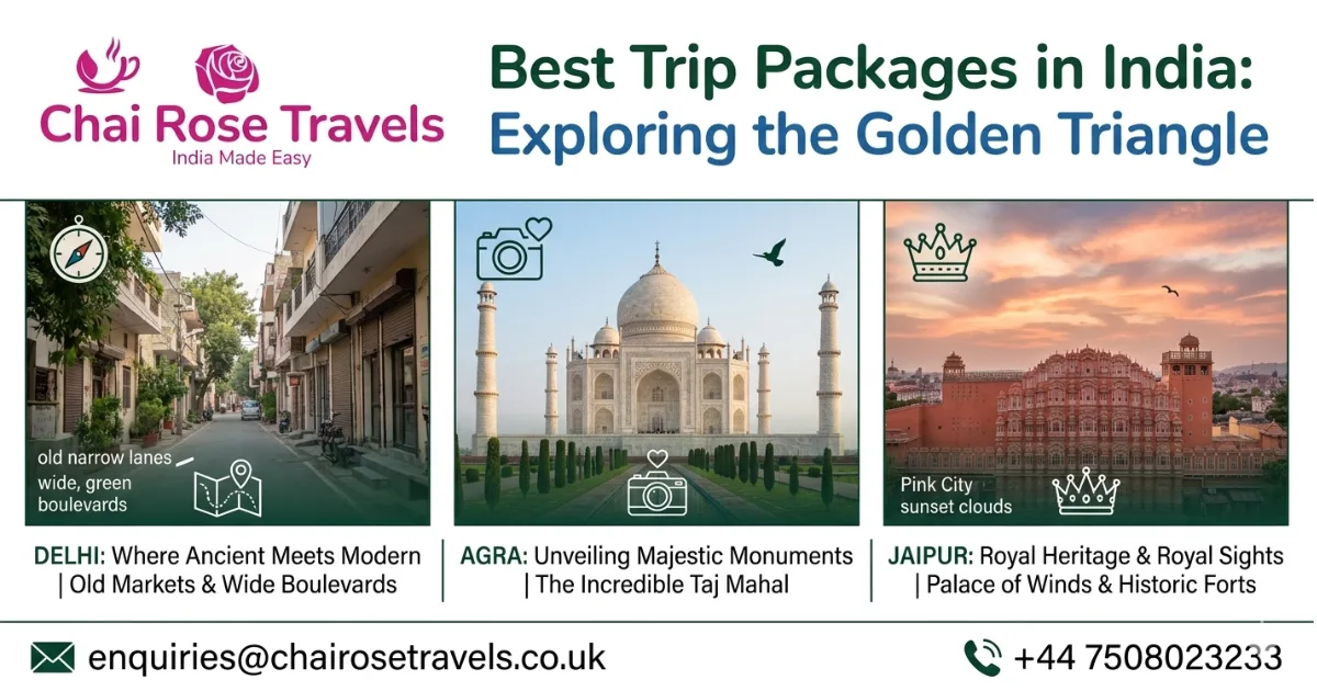 Best Trip Packages in India: Exploring the Golden Triangle