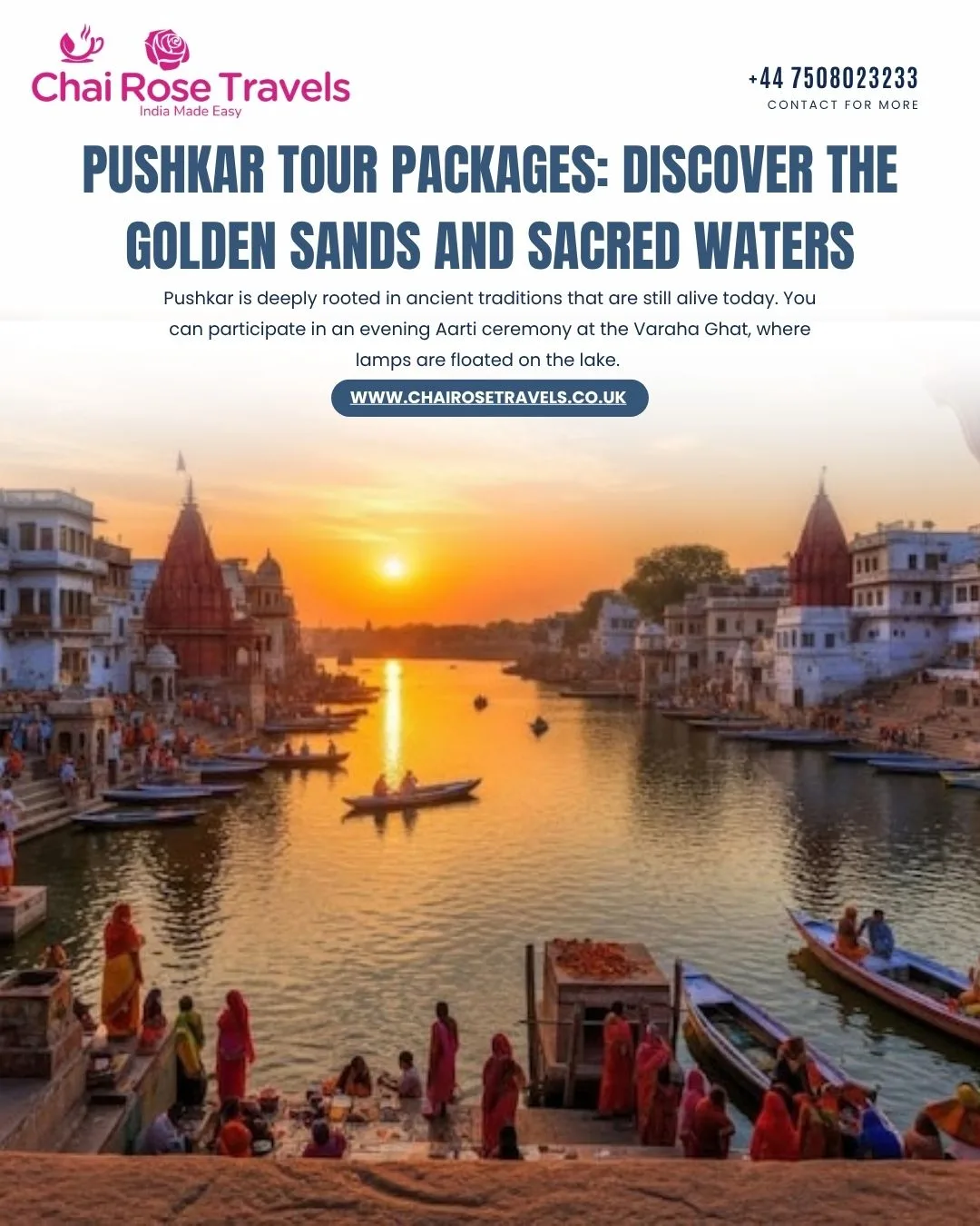 Pushkar Tour Packages: Discover the Golden Sands and Sacred Waters