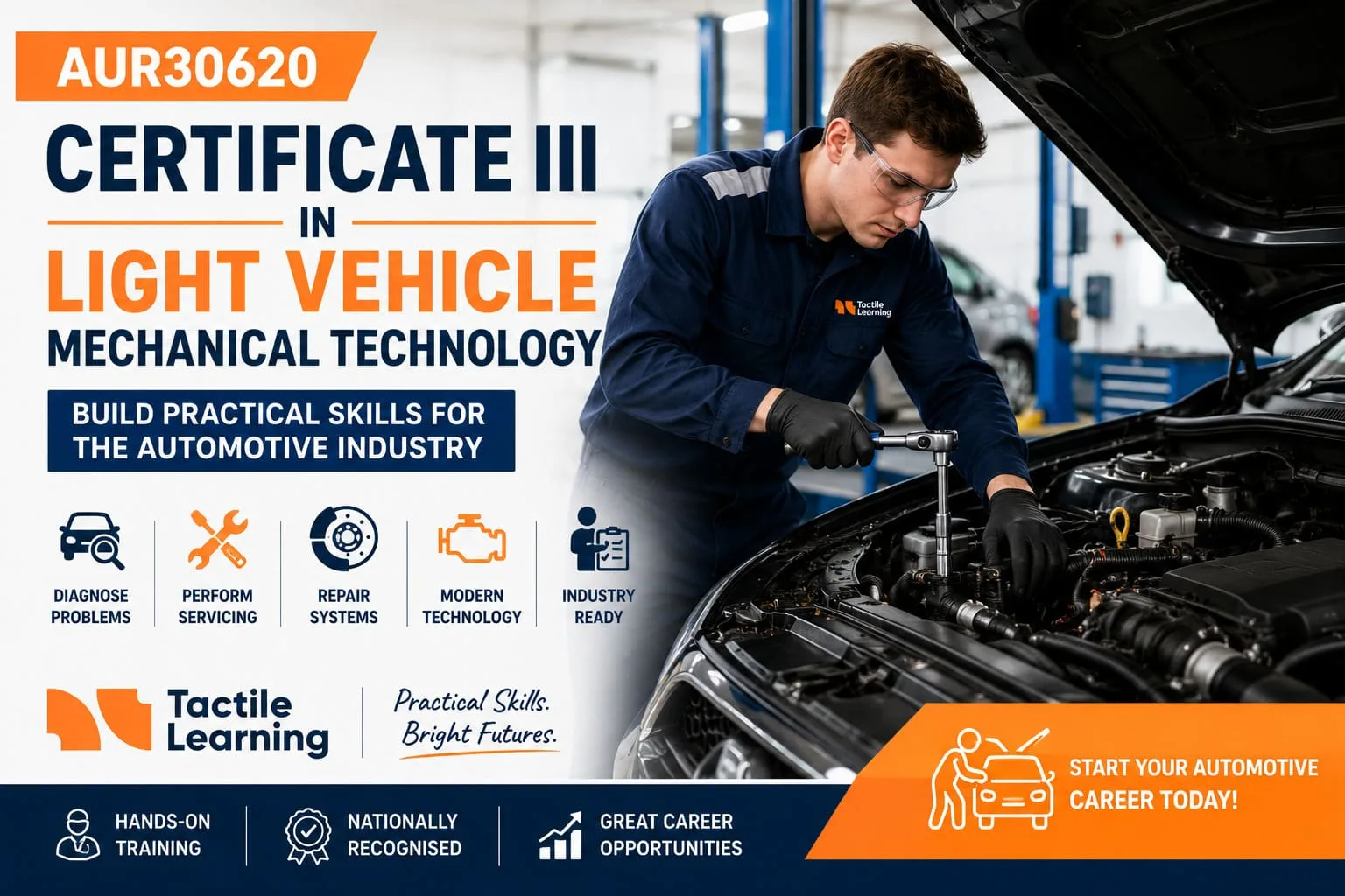 AUR30620 Certificate III in Light Vehicle Mechanical Technology