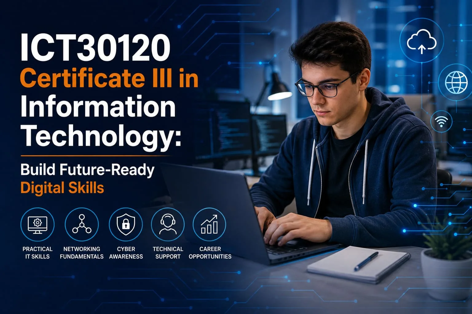 ICT30120 Certificate III in Information Technology: Build Future-Ready Digital Skills