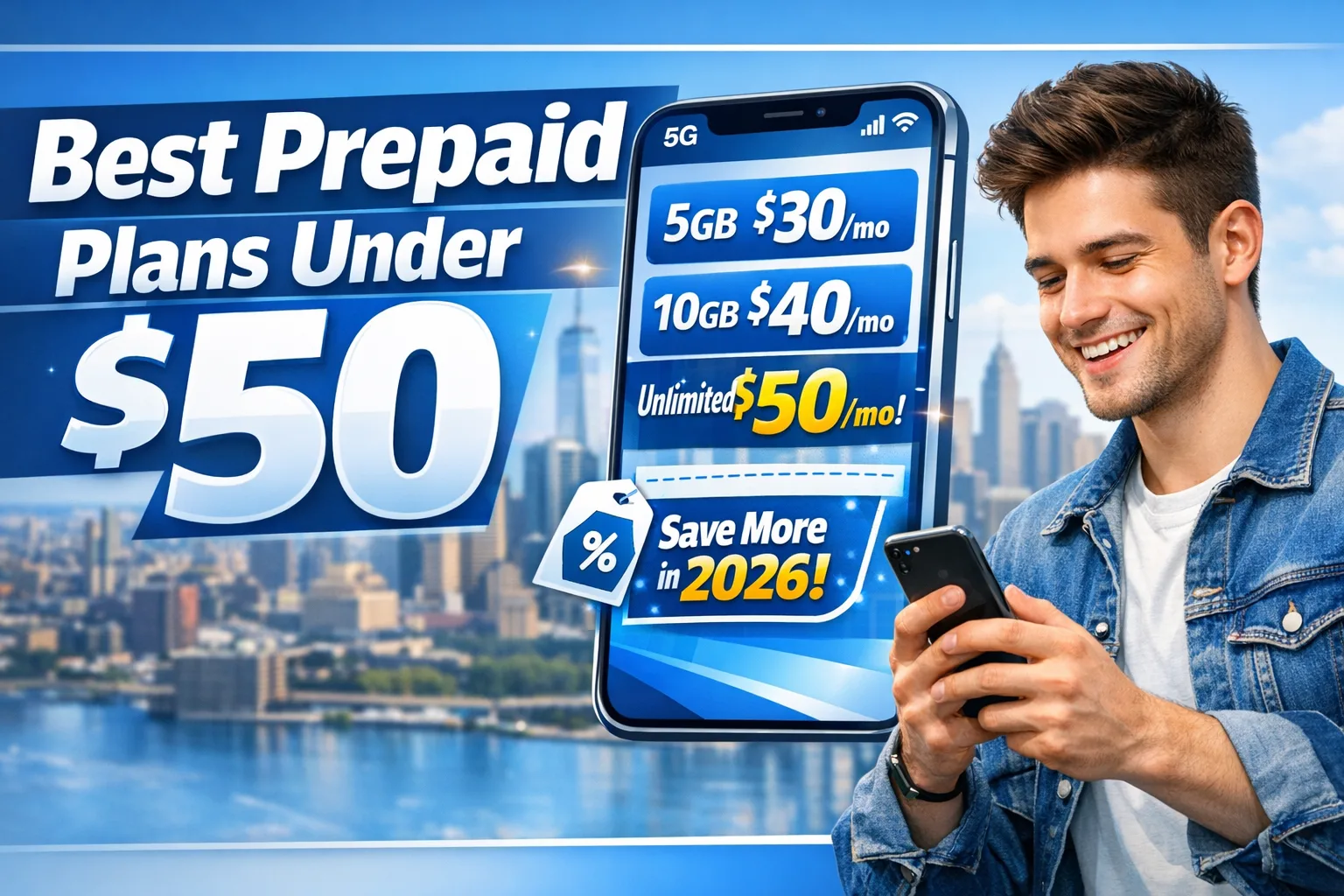 Best AT&T Prepaid Plans Under $50 (2026 USA) – Cheapest Options That Actually Save You Money