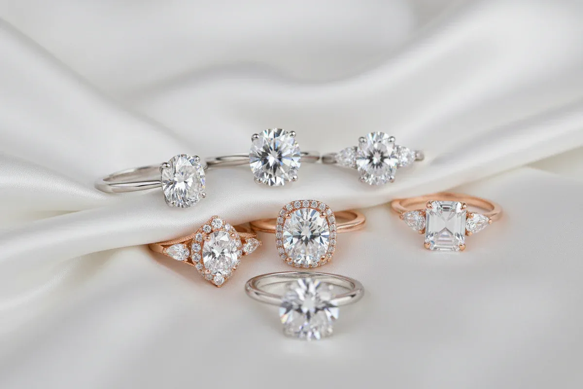 Best Moissanite Engagement Rings That Look Just Like Diamonds