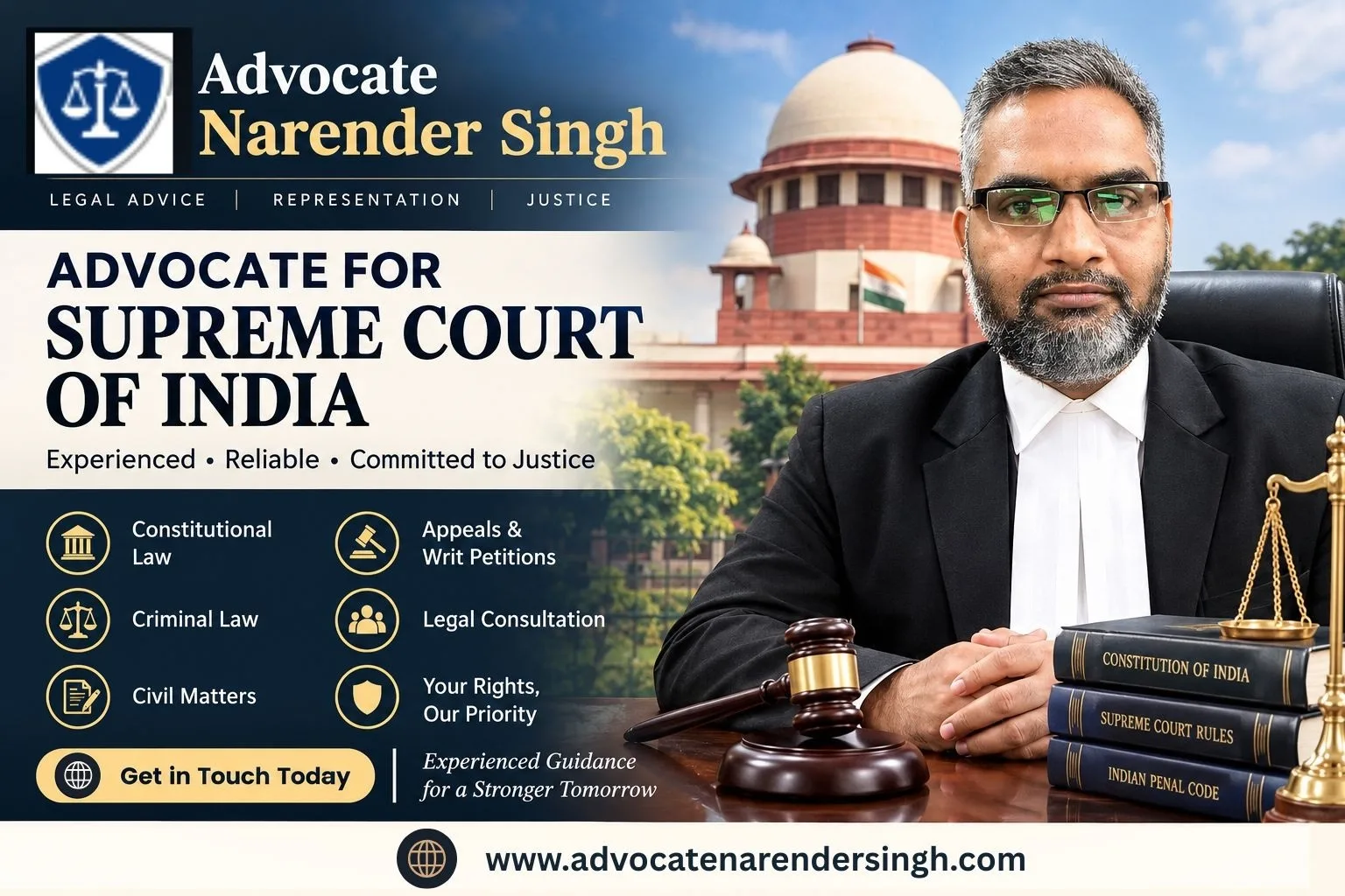 Advocate for Supreme Court of India | Narender Singh