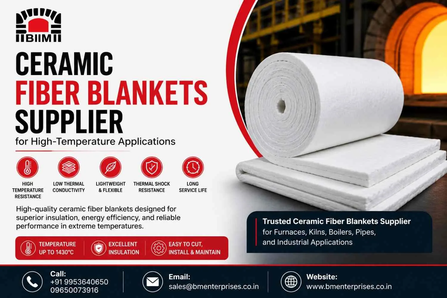 Ceramic Fiber Blankets Supplier for High-Temperature Applications