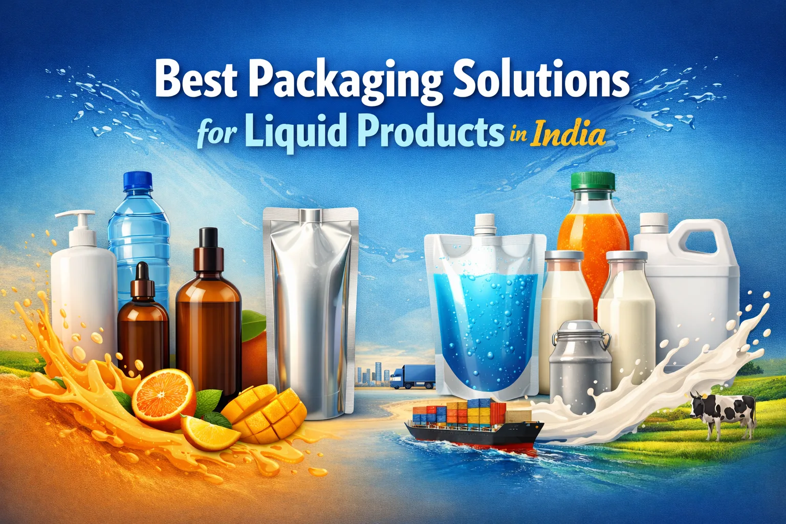 Best Packaging Solutions for Liquid Products in India