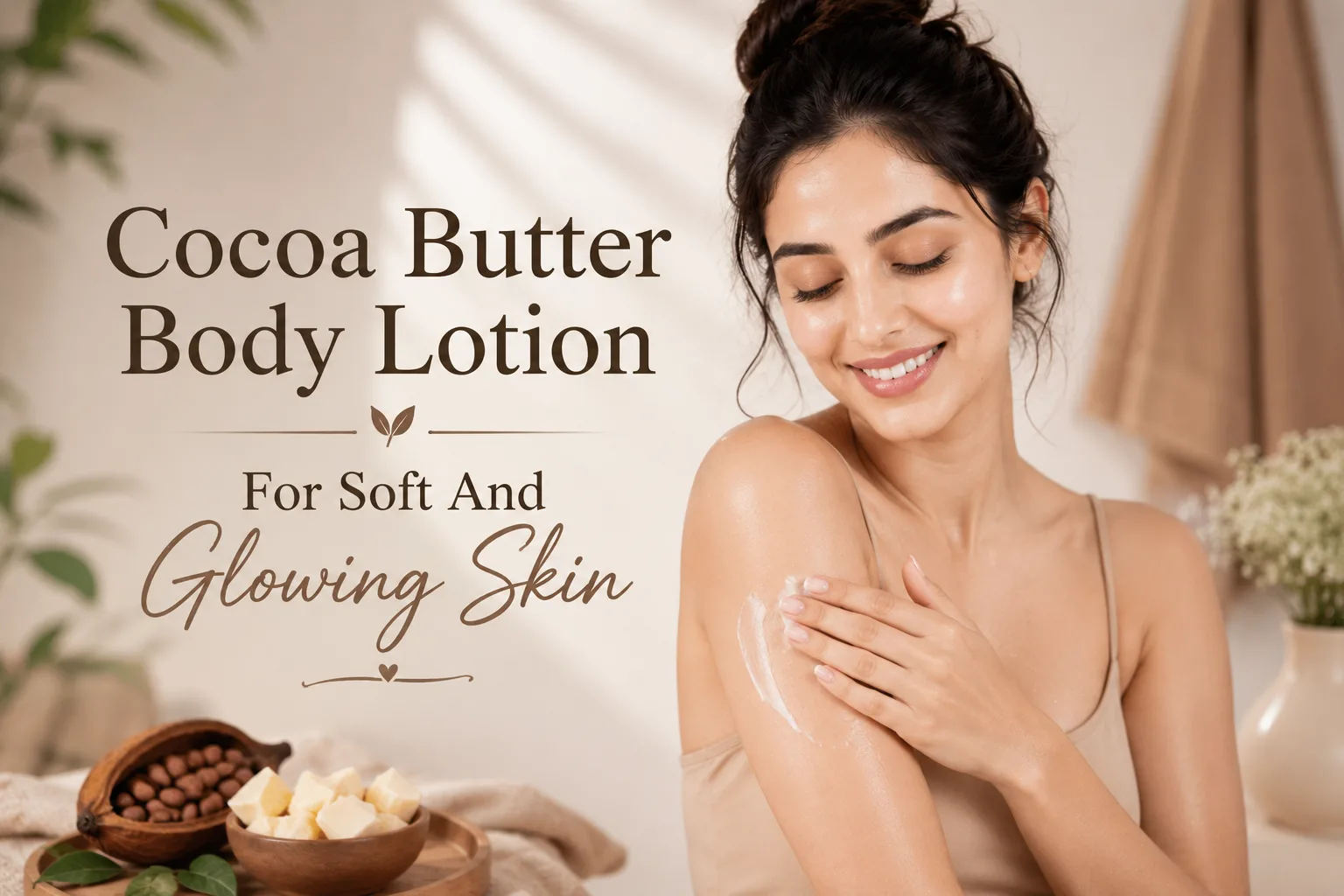Cocoa Butter Body Lotion For Soft And Glowing Skin