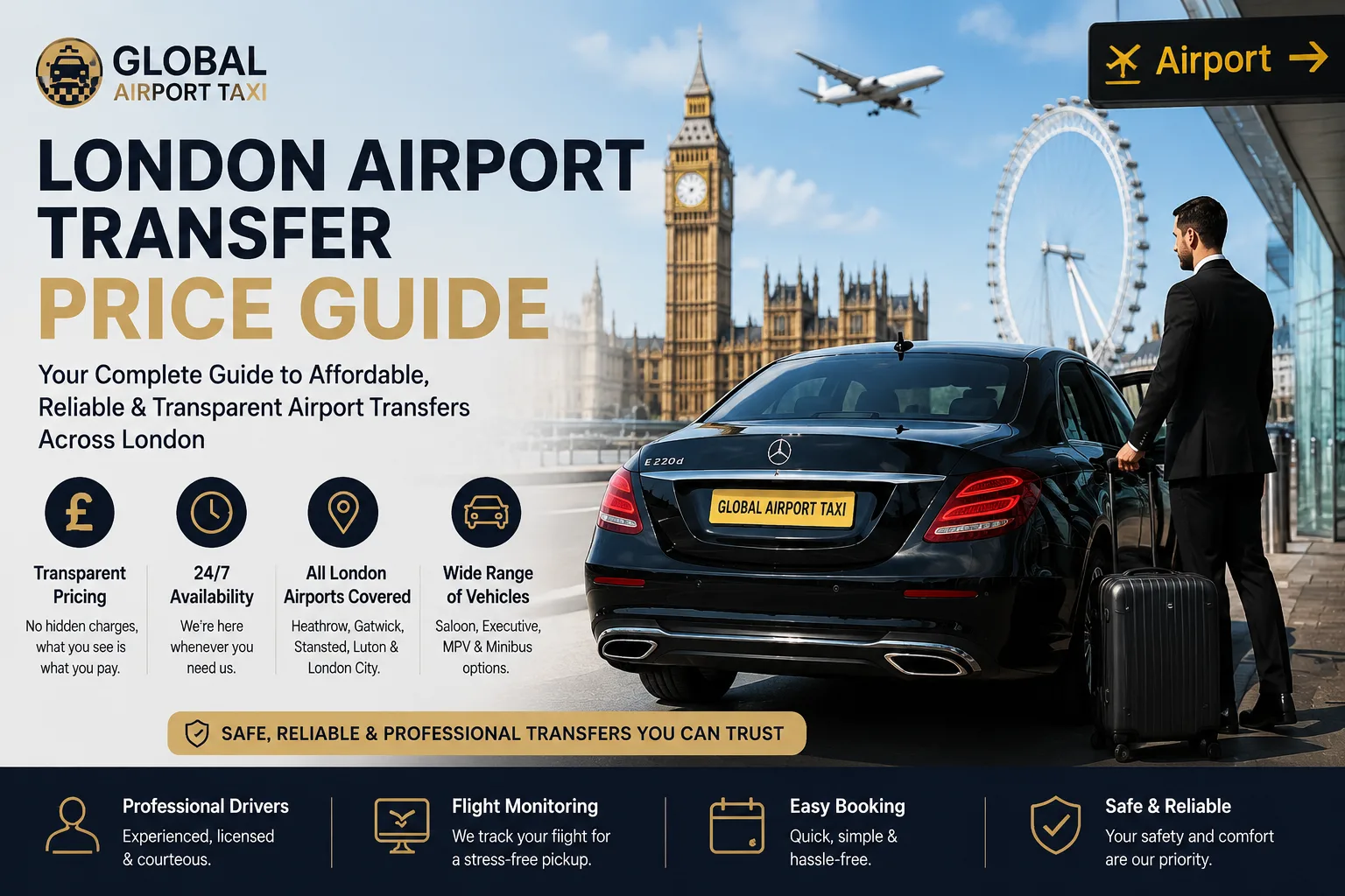 Maximizing Comfort and Convenience: London Airport Taxi Tips for Business Travelers