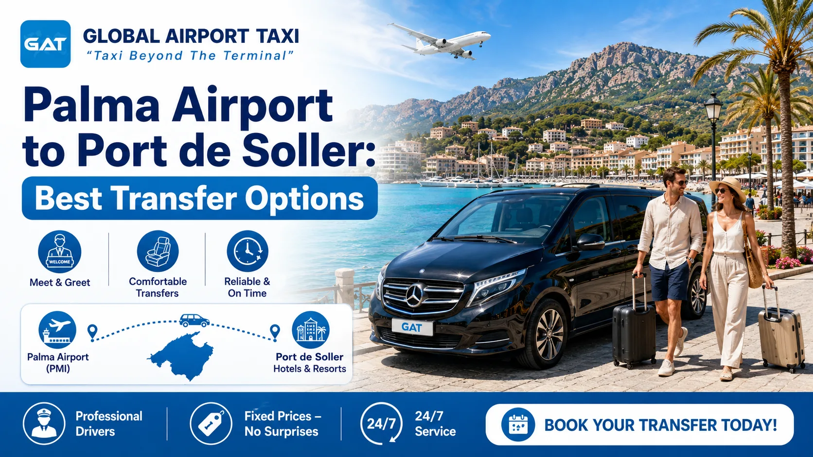 Palma Airport to Port de Soller: Best Transfer Options