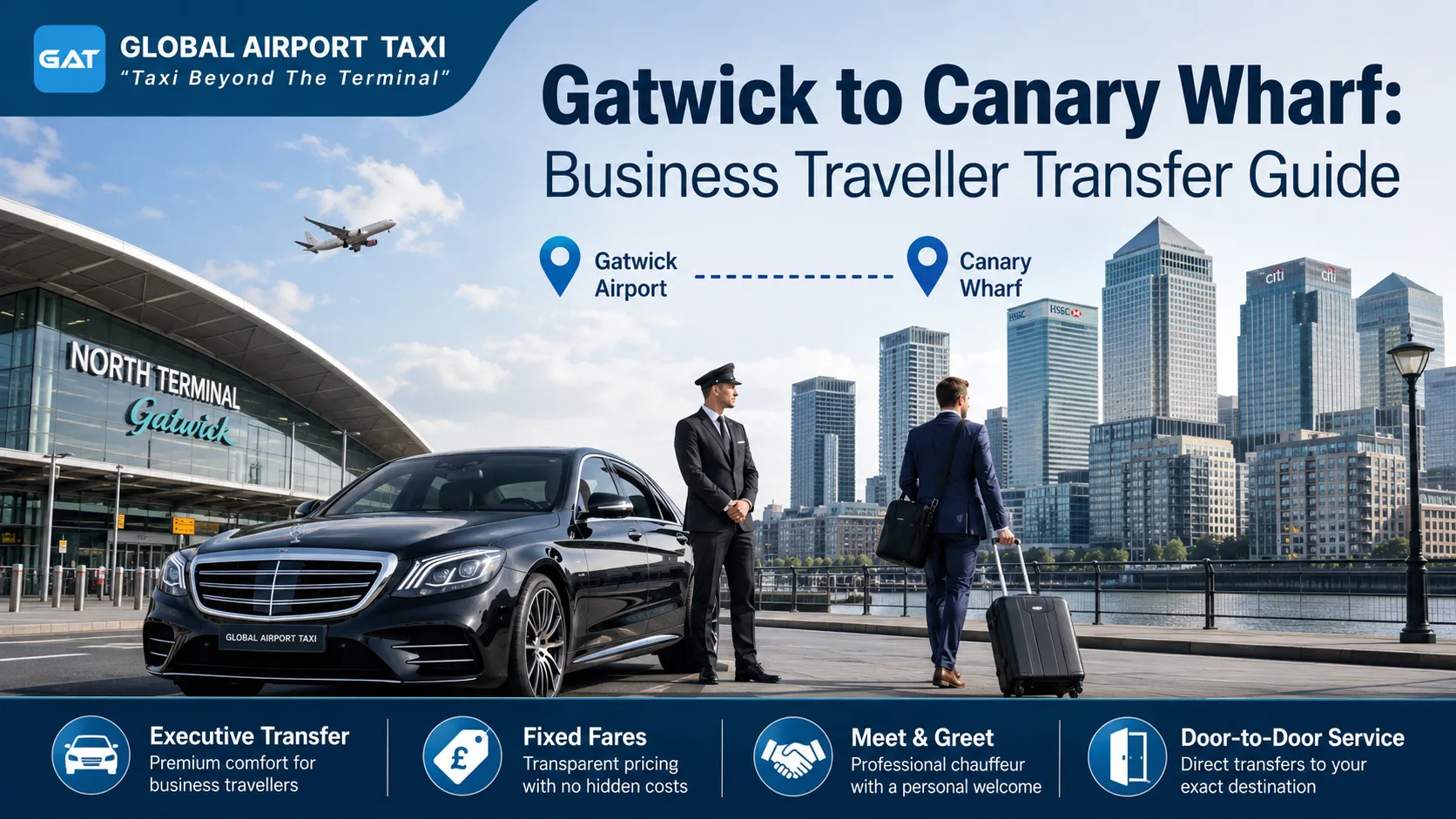 Gatwick to Canary Wharf: Business Traveller Transfer Guide