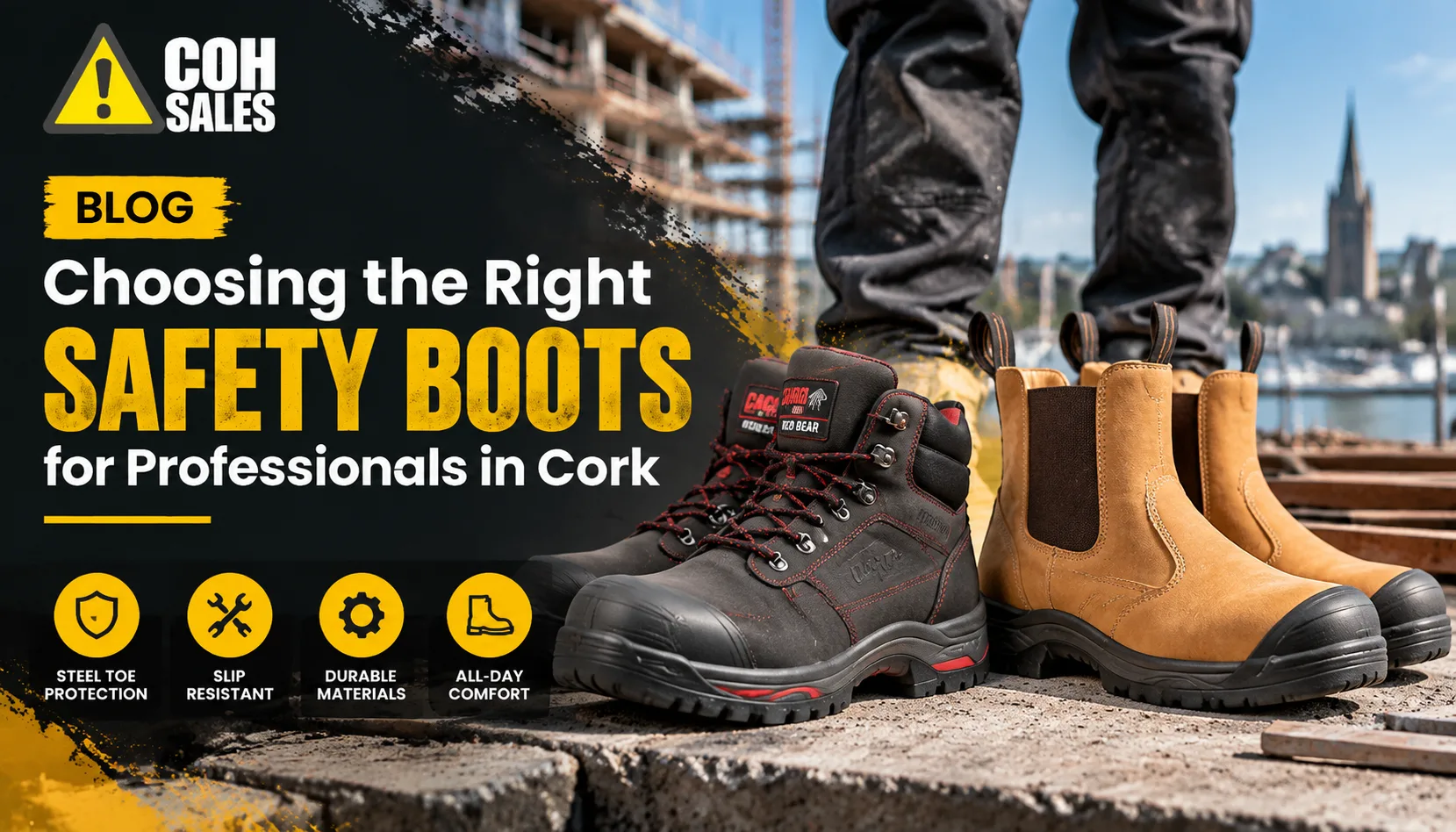 Choosing the Right Safety Boots for Professionals in Cork