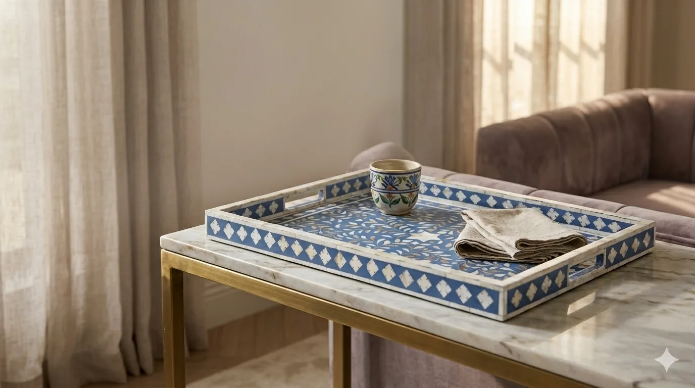 What Makes a Mother of Pearl Inlay Tray Unique?