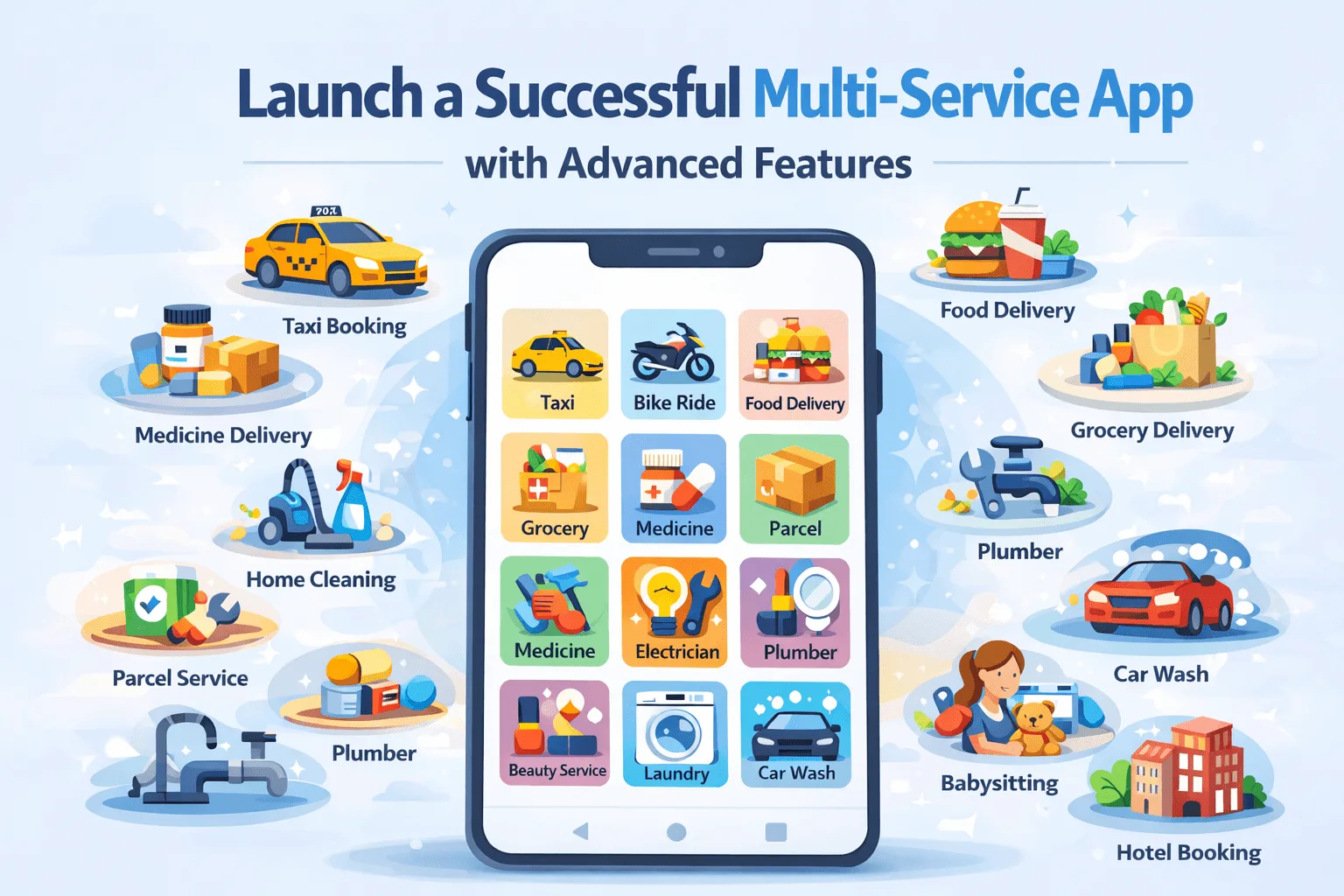 Launch a Successful Multi-Service App with Advanced Features