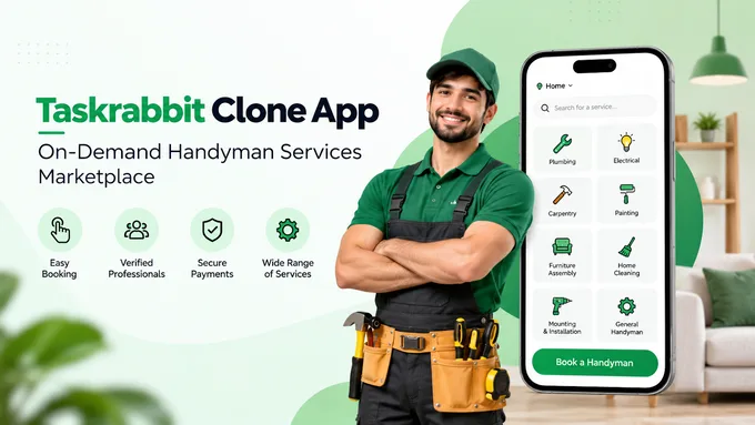 Taskrabbit Clone App: On-Demand Handyman Services Marketplace