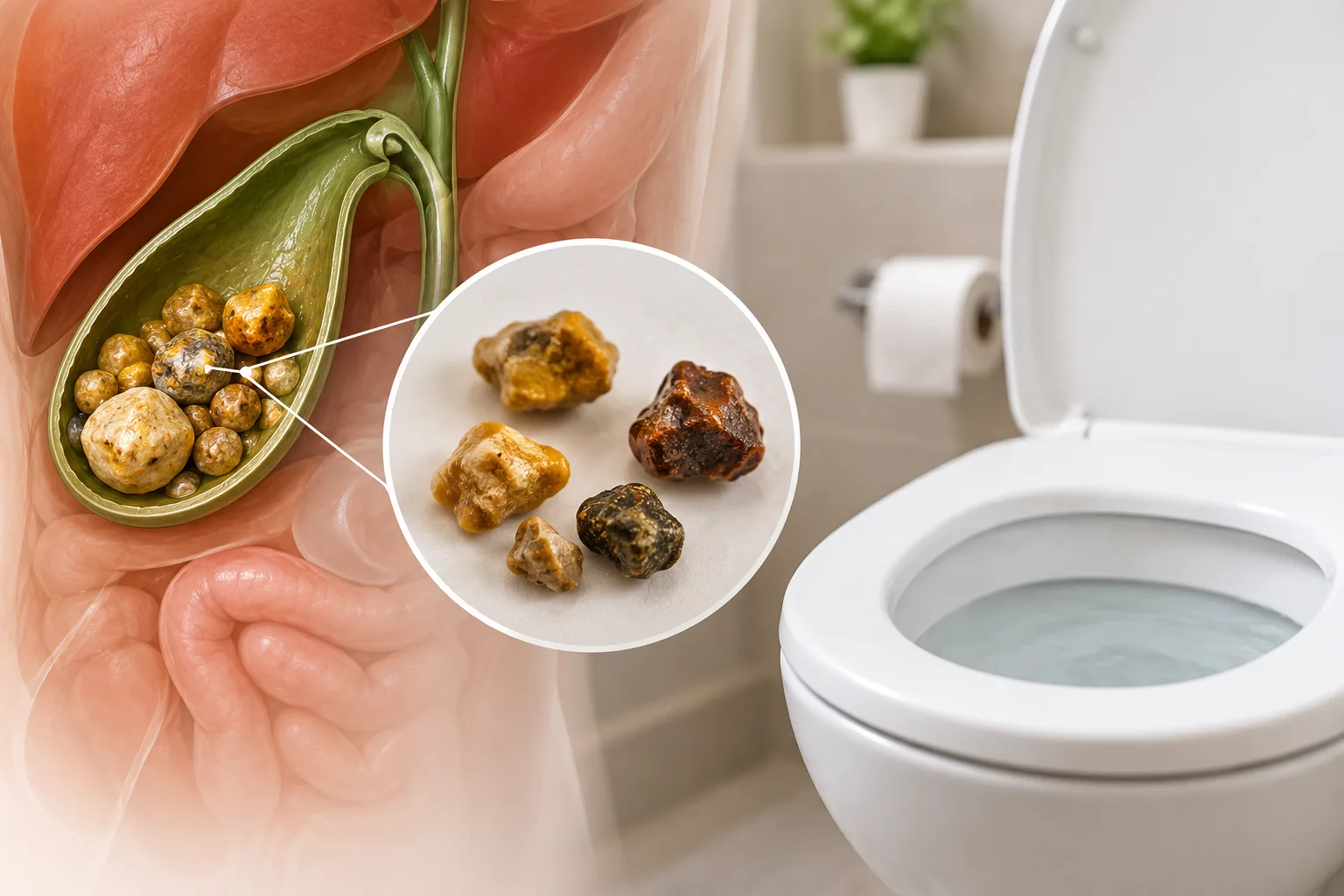 What Do Gallstones Look Like in the Toilet? Colour, Size and Symptoms