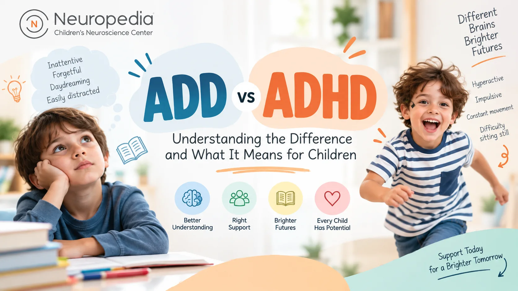 ADD vs ADHD: Understanding the Difference and What It Means for Children