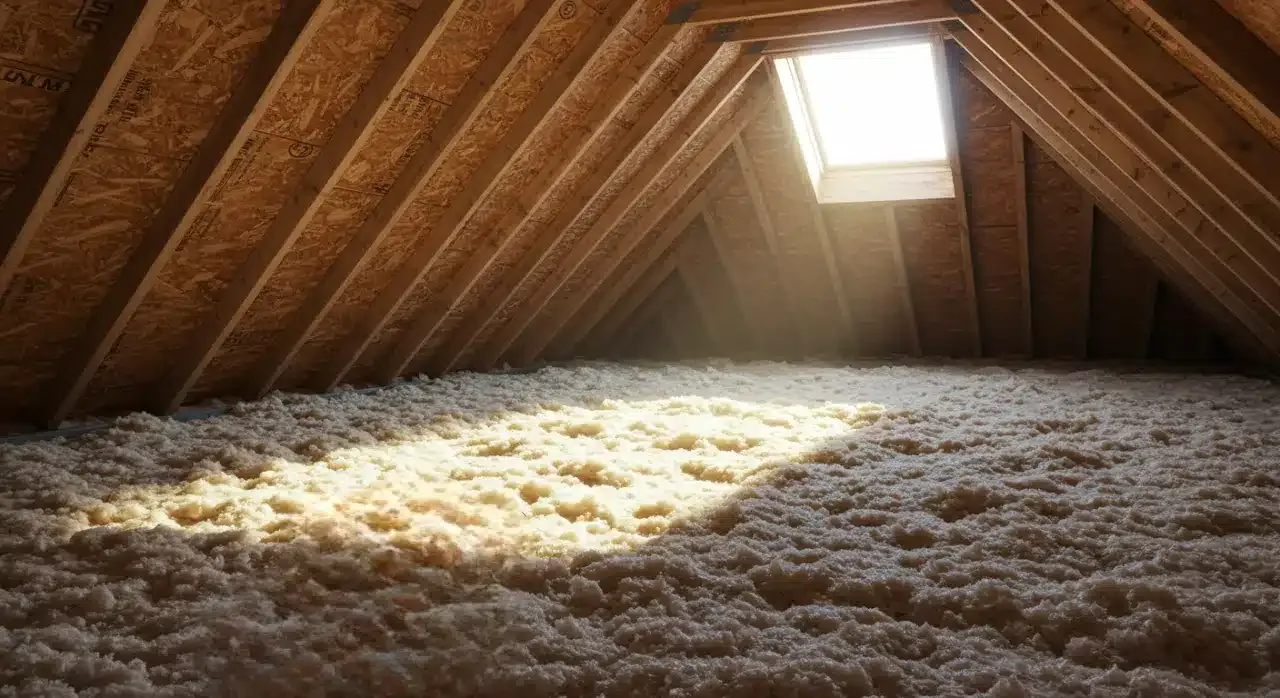 How Can Attic Insulation Affect Heat Transfer Through Cathedral Ceilings and Rooflines?
