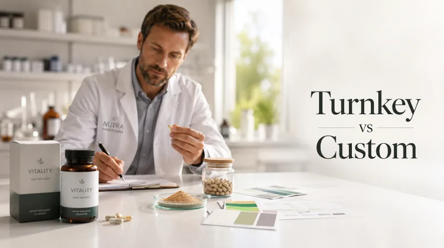 Turnkey vs. Custom Formulation: Sourcing from a Nutraceutical Finished Products Manufacturer