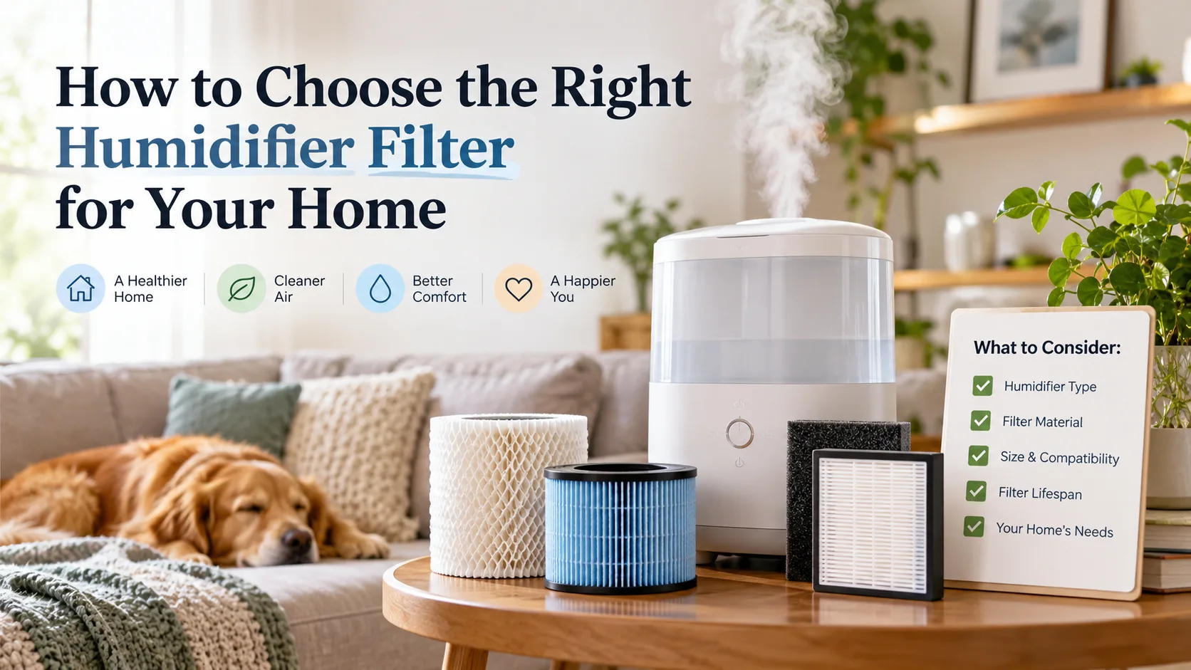 How to Choose the Right Humidifier Filter for Your Home