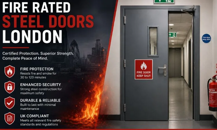 Fire Rated Steel Doors London: Reliable Protection for Commercial & Industrial Buildings
