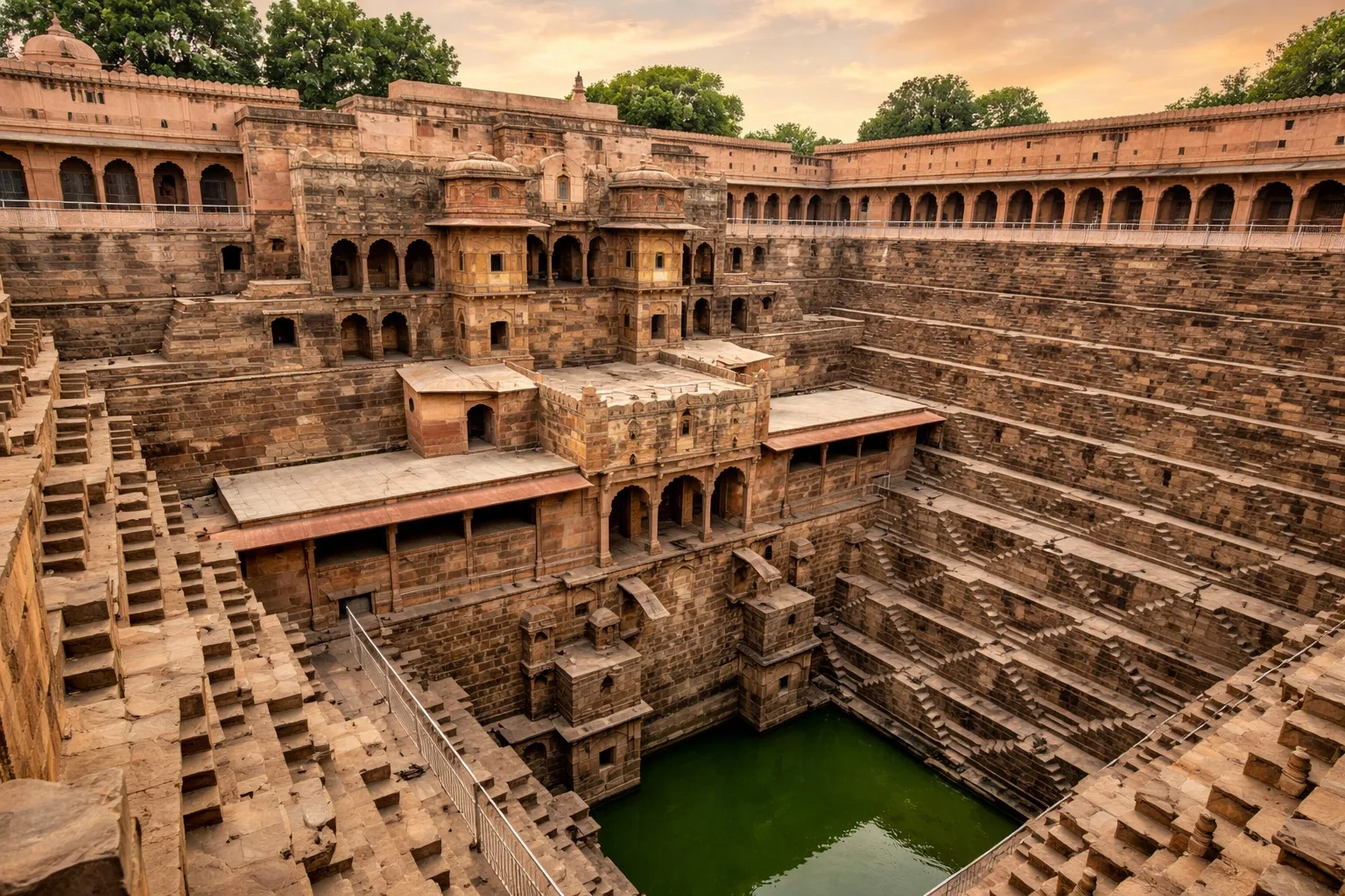 The Mesmerizing Symmetry of Chand Baori Stepwell