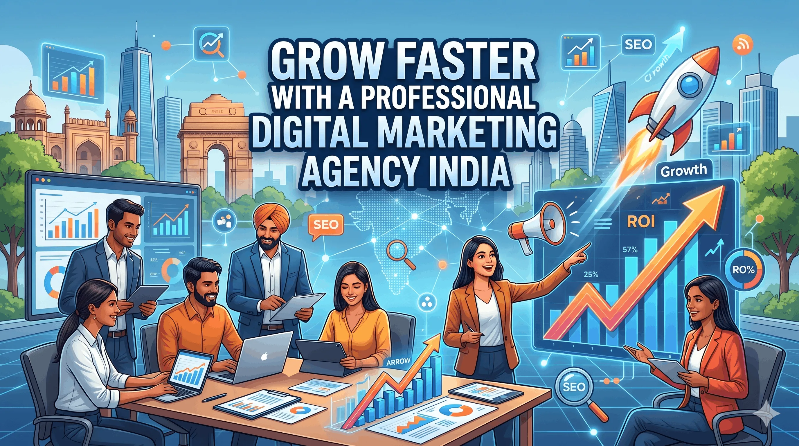 Grow Faster with a Professional Digital Marketing Agency India