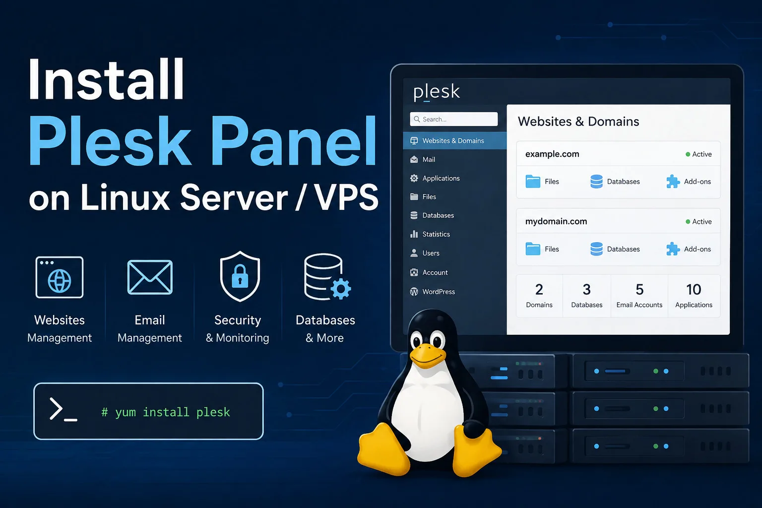 Tutorial : Install Plesk Panel on Linux Server/VPS