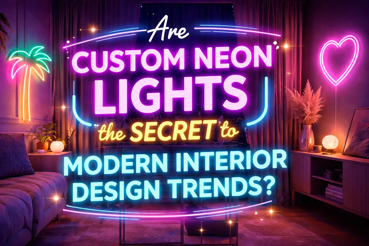 How Do Custom Neon Lights Impact Mood and Ambience?