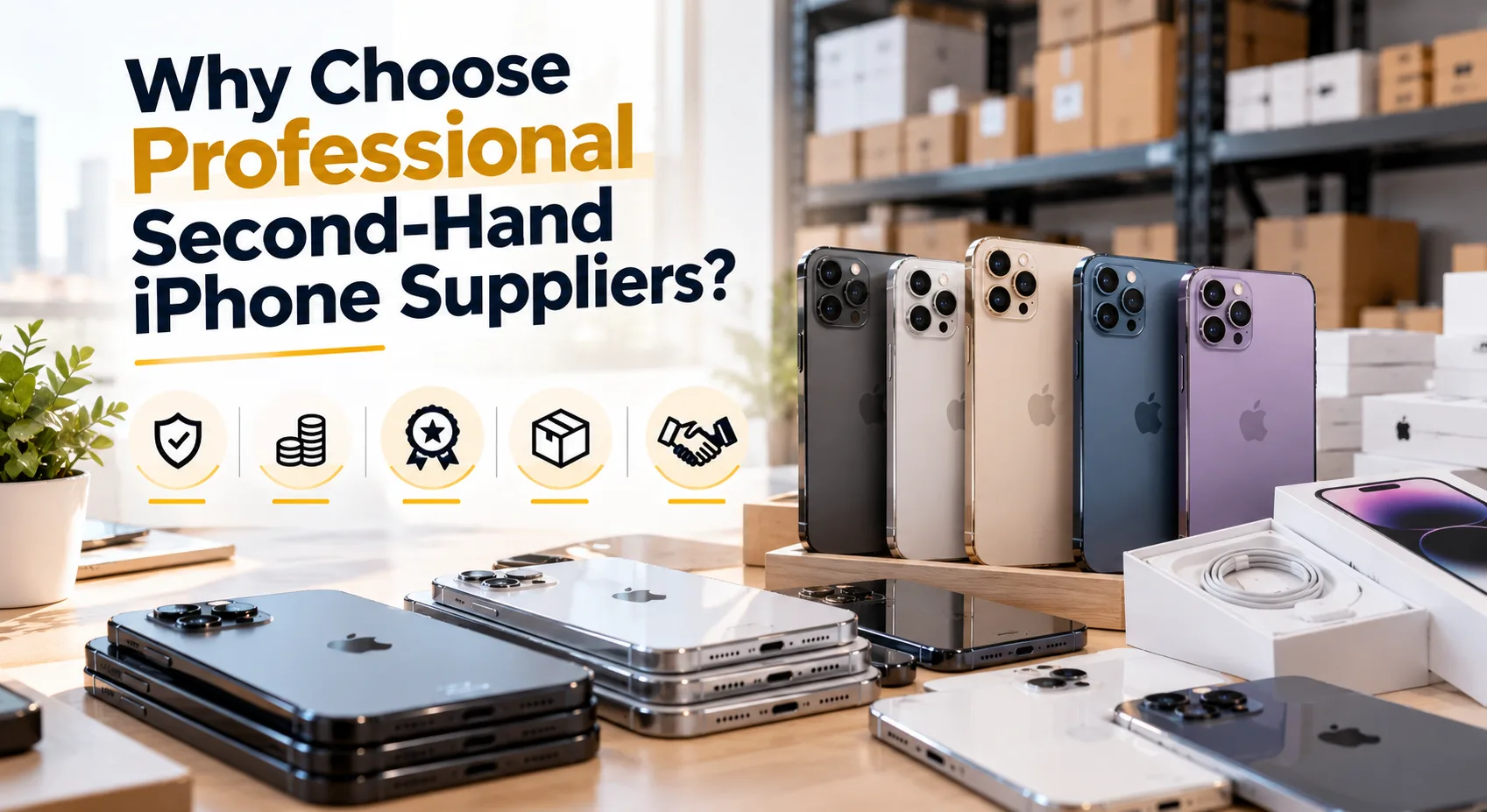Why Choose Professional Second-Hand iPhone Suppliers?