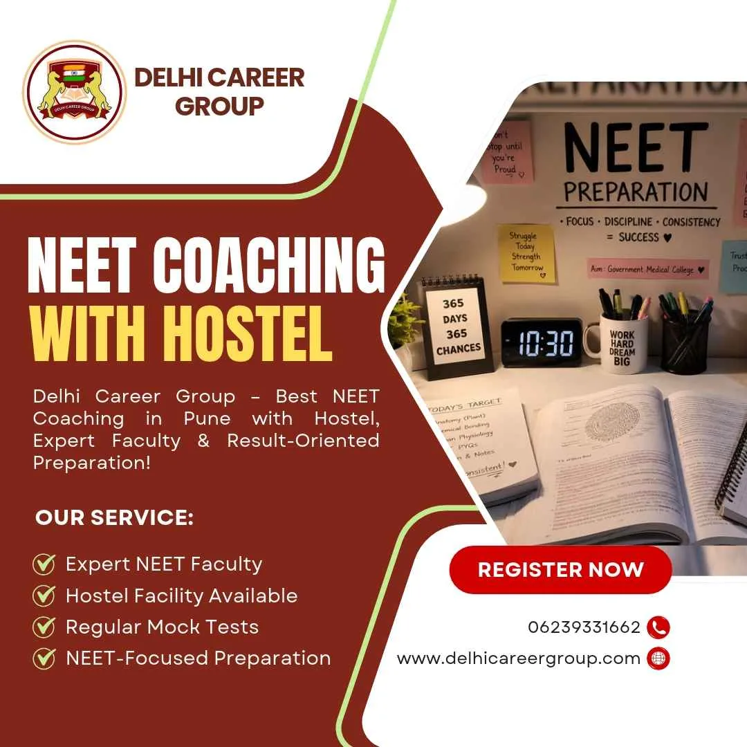 NEET Preparation with Hostel Accommodation in Pune for Medical Aspirants