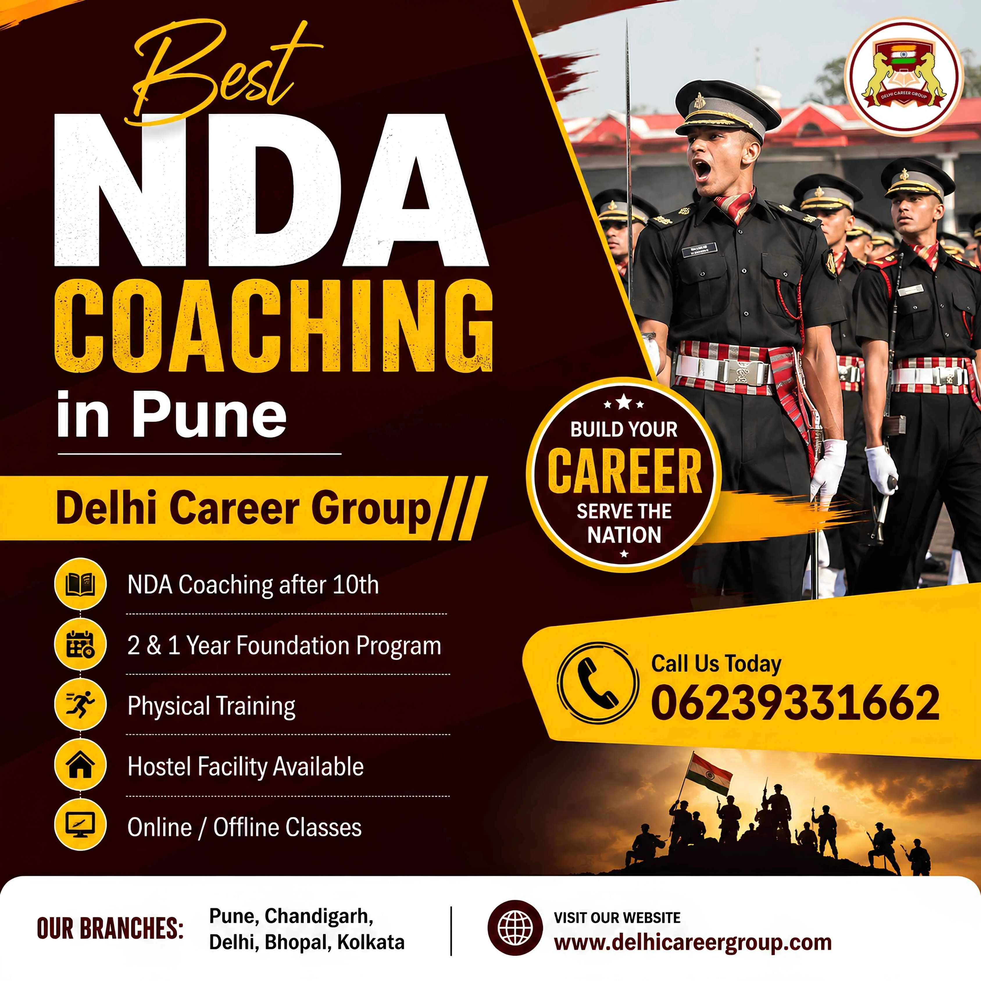 Best NDA Coaching in Pune 2026 – Top Institute, Fees, Results & SSB Training Guide
