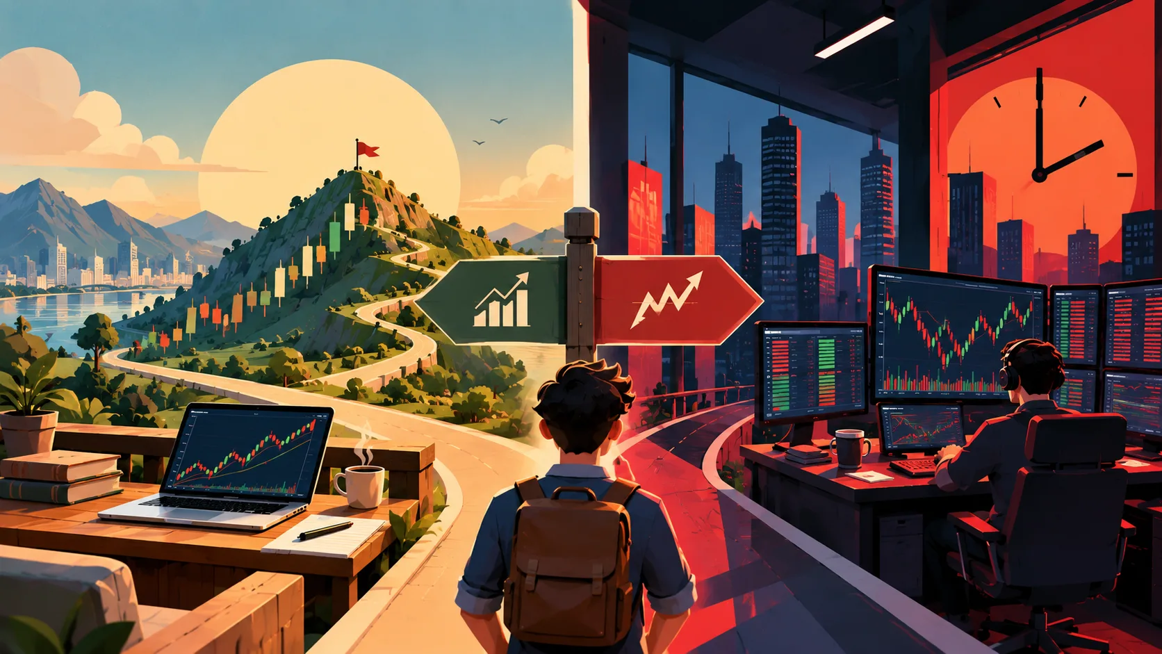 Swing Trading vs. Intraday Trading: Which Style Suits a Beginner's Schedule?