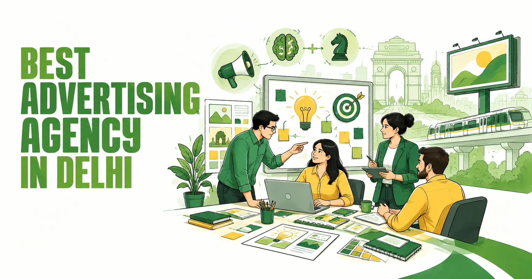 How Does the Best Advertising Agency in Delhi Combine Creativity and Strategy?