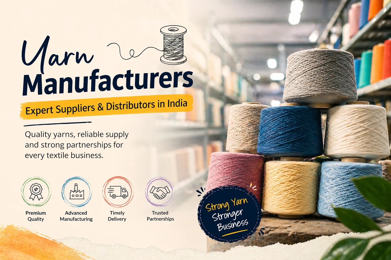 Yarn Manufacturers – Expert Suppliers & Distributors in India