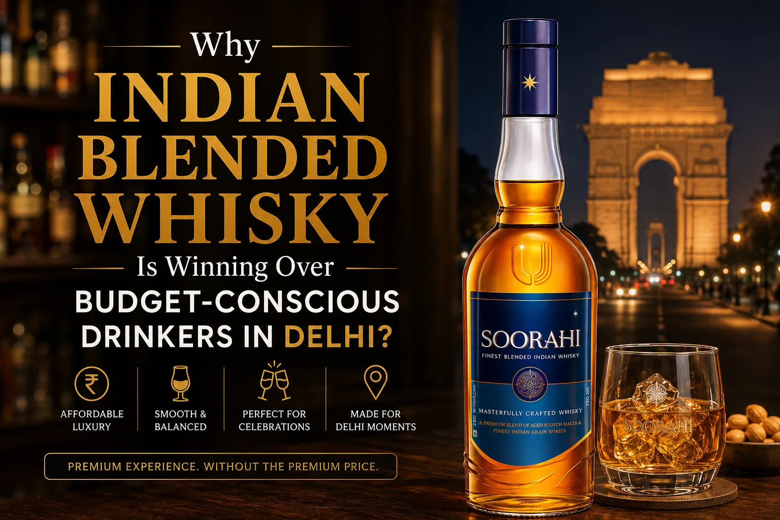Why Indian Blended Whisky Is Winning Over Budget-Conscious Drinkers in Delhi?