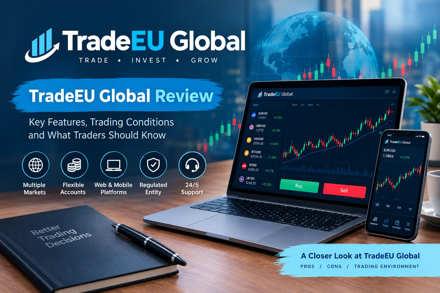 TradeEU Global Review: Features Traders Should Know