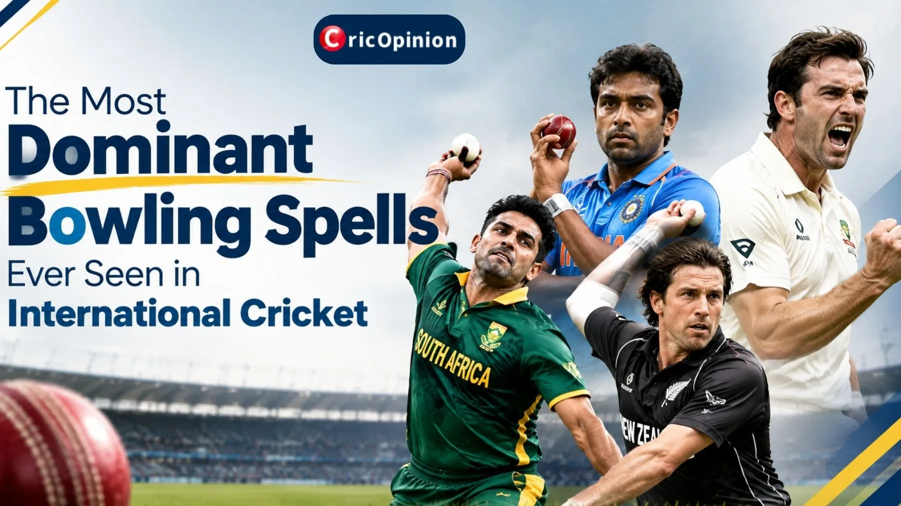 The Most Dominant Bowling Spells Ever Seen in International Cricket