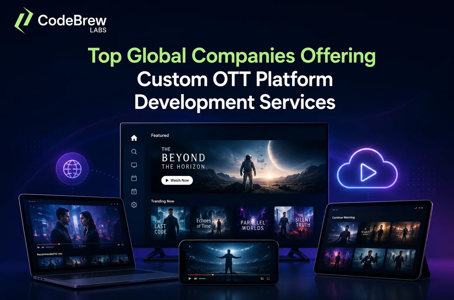 Top Global Companies Offering Custom OTT Platform Development Services